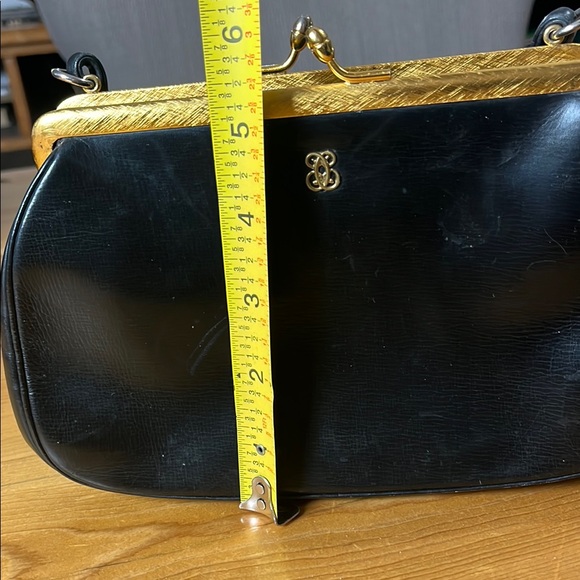Bienen-Davis Chic Black and Gold Mini Bag so cute - Picture 11 of 16